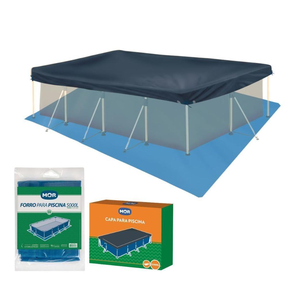 Capa E Forro Para Piscina 5000 Litros Mor - 2