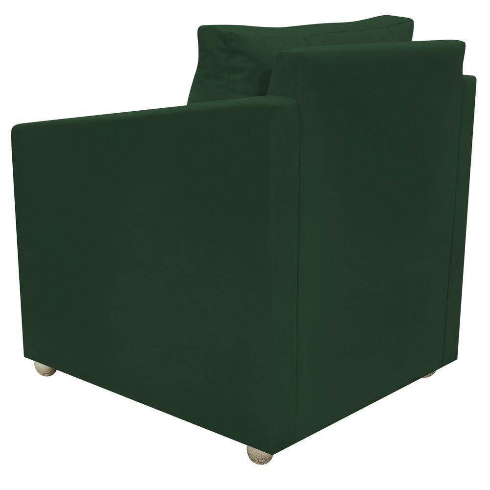 Poltrona Decorativa Para Sala Recepção Manicure Consultório Celine Suede - 7