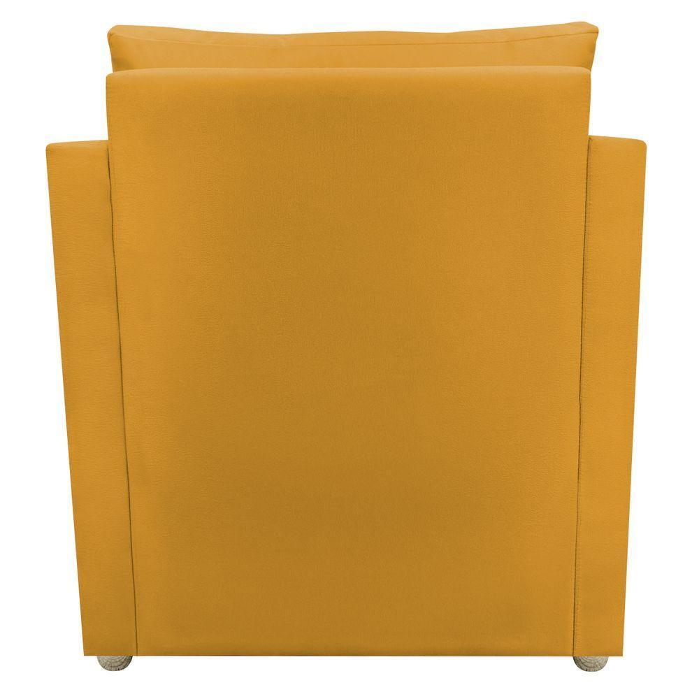 Kit 2 Poltronas Decorativa Para Sala Recepção Manicure Consultório Celine Suede - 5