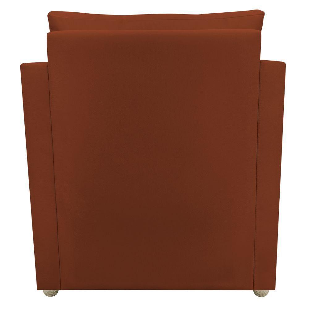 Kit 2 Poltronas Decorativa Para Sala Recepção Manicure Consultório Celine Suede - 6