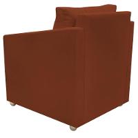 Kit 2 Poltronas Decorativa Para Sala Recepção Manicure Consultório Celine Suede - 5