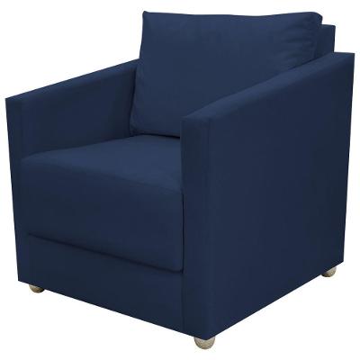 Poltrona Decorativa Para Sala Recepção Manicure Consultório Celine Suede