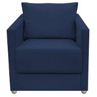 Poltrona Decorativa Para Sala Recepção Manicure Consultório Celine Suede - 5