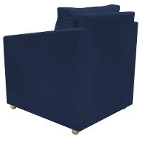 Poltrona Decorativa Para Sala Recepção Manicure Consultório Celine Suede - 7