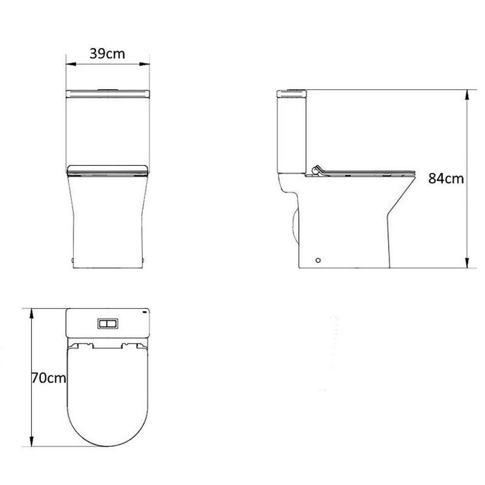 Vaso Sanitário Confort Fit - Caixa Acoplada - 6