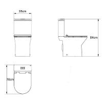 Vaso Sanitário Confort Fit - Caixa Acoplada - 6