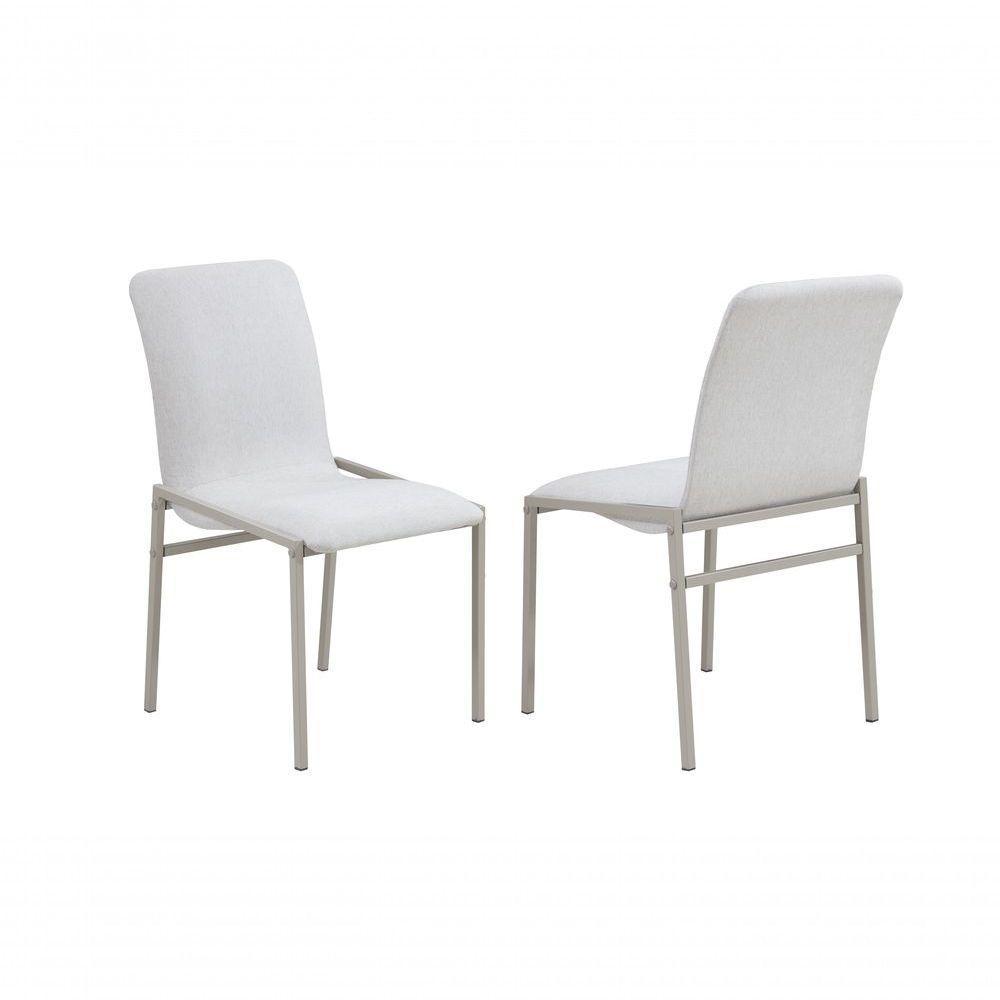 Conjunto Mesa Oliva 150cm 6 Cadeiras Premium Gol Decor Cinamomo-branco-courino Off-branco - 3