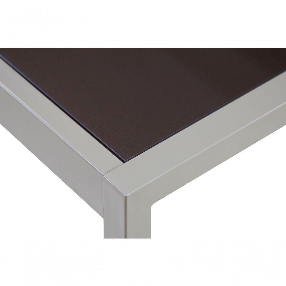 Conjunto Mesa Atenas 160cm 6 Cadeiras Confort Gol Decor Café-champagne-estofado-marrom-champagne - 3