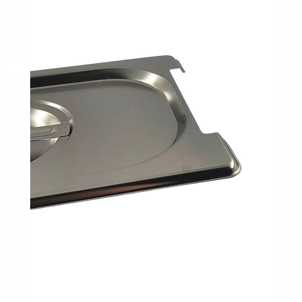 Tampa Cuba Gn 1/4 Com Recorte - Platinox - 4