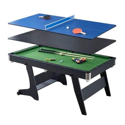 Mesa Multijogos Sinuca E Ping Pong Dobrável Com Kit Completo Ahead Sports