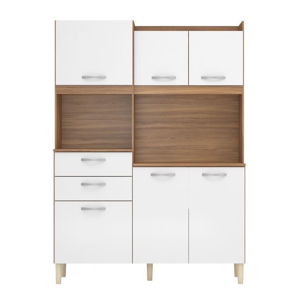 Kit Cozinha Andrey 6 Portas 2 Gavetas Amendola Branco - 3