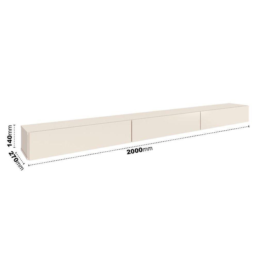 Rack Suspenso Dior 2.0 Off White - Edn Moveis - 4