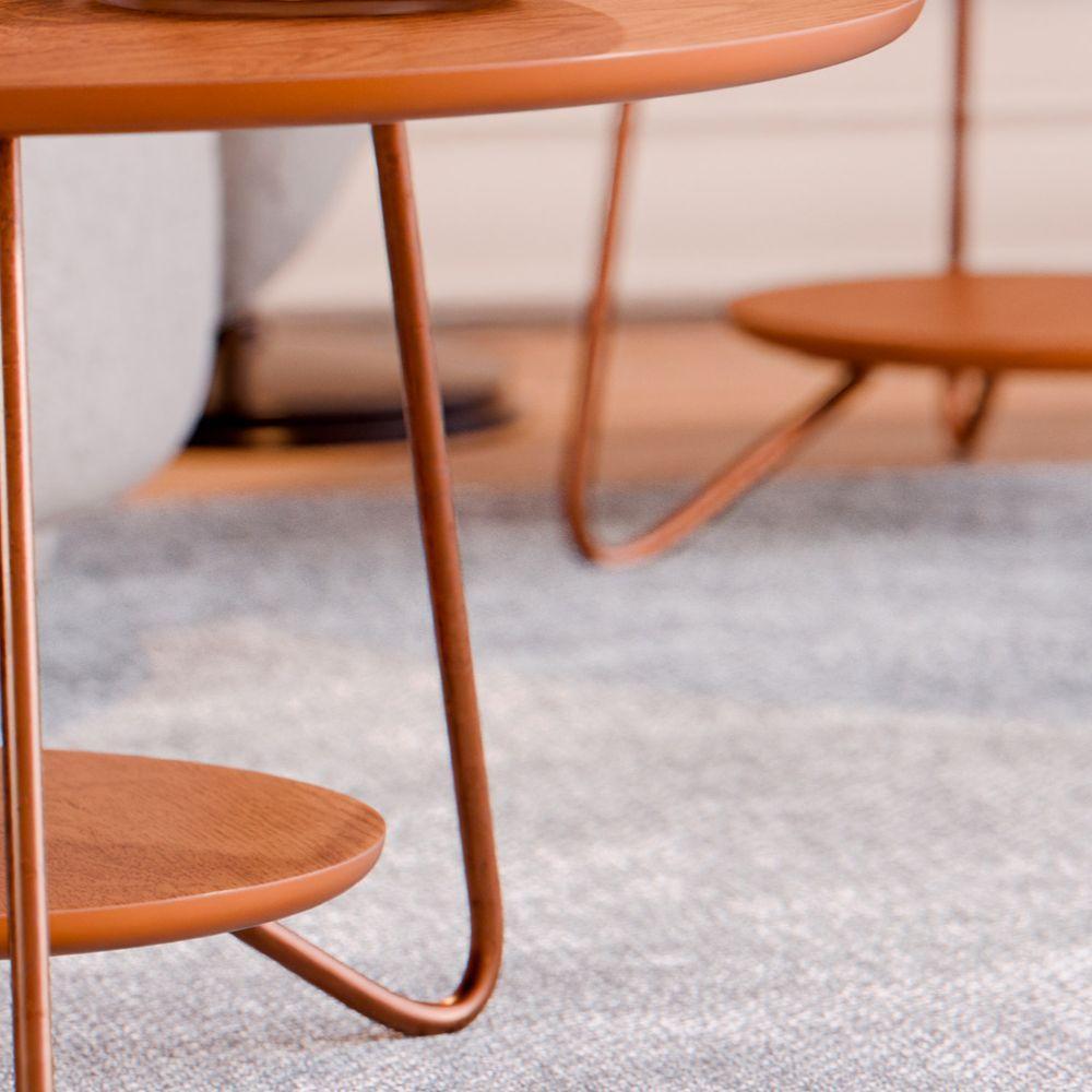 Kit Mesa De Centro E Apoio Liz Freijo - 6