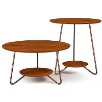 Kit Mesa De Centro E Apoio Liz Freijo - 1