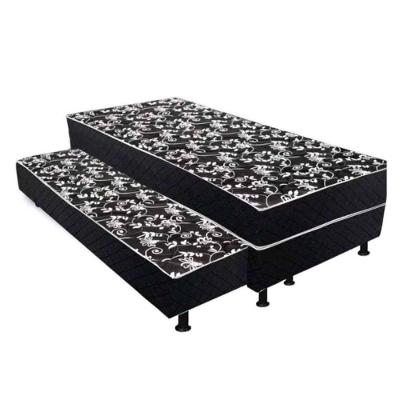 Bicama Solteiro Colchão Conjugado D28 Com Cama Auxiliar 10cm