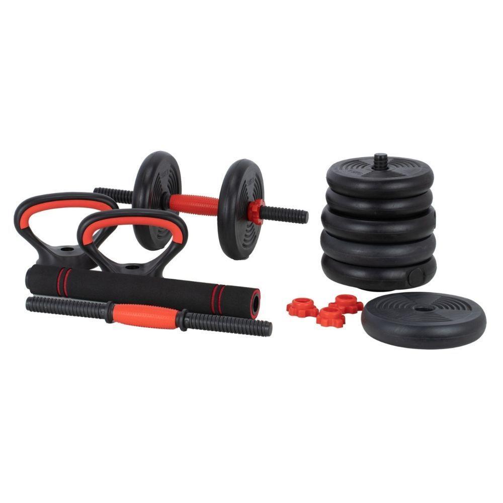 Kit Halteres 6 Em 1 Peso Musculação Ajustável Até 15kg Ahead Sports - 7