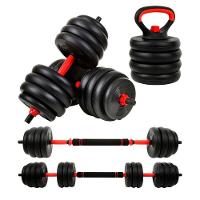 Kit Halteres 6 Em 1 Peso Musculação Ajustável Até 15kg Ahead Sports - 1