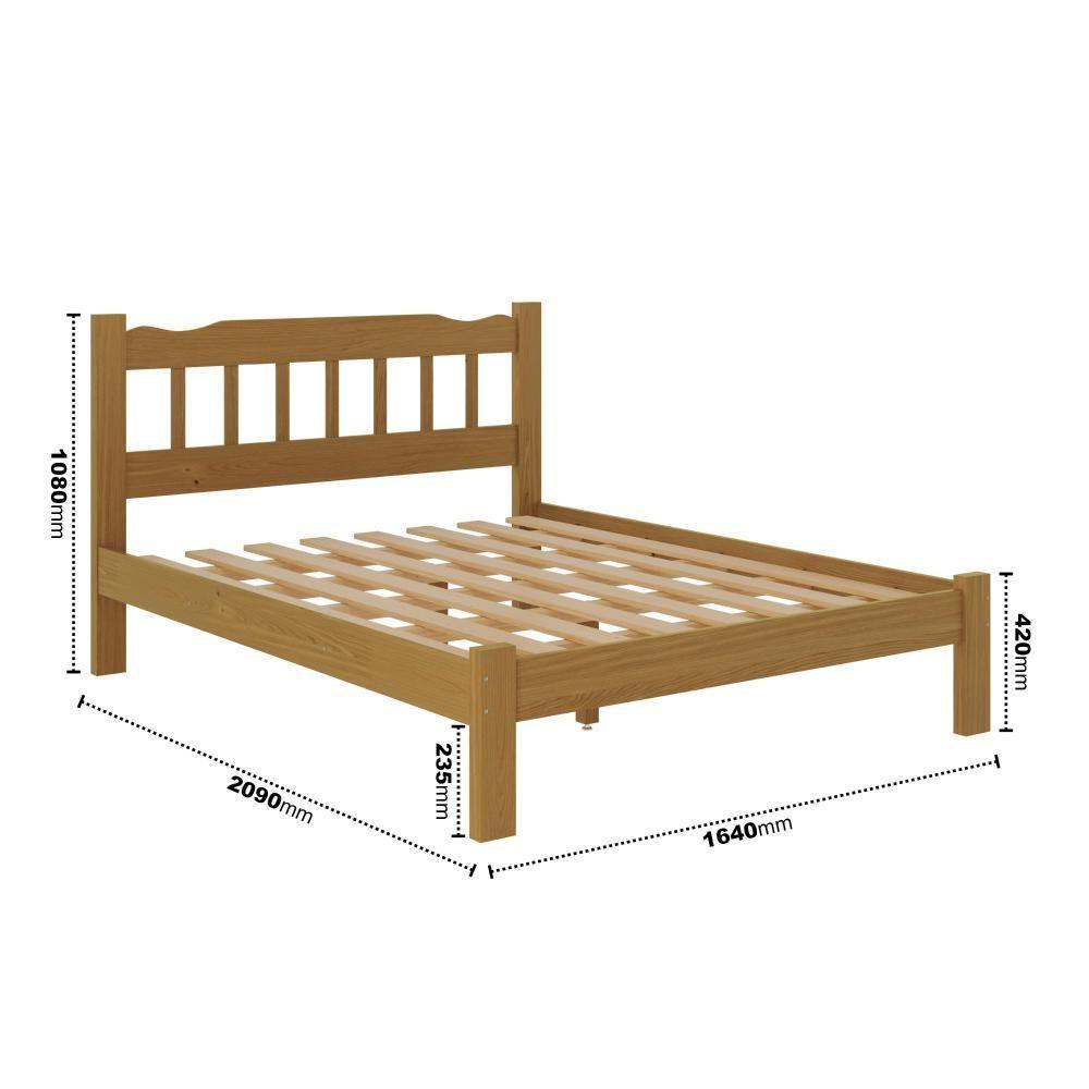 Cama Queen Size Nemargi Perola Nogueira - 4