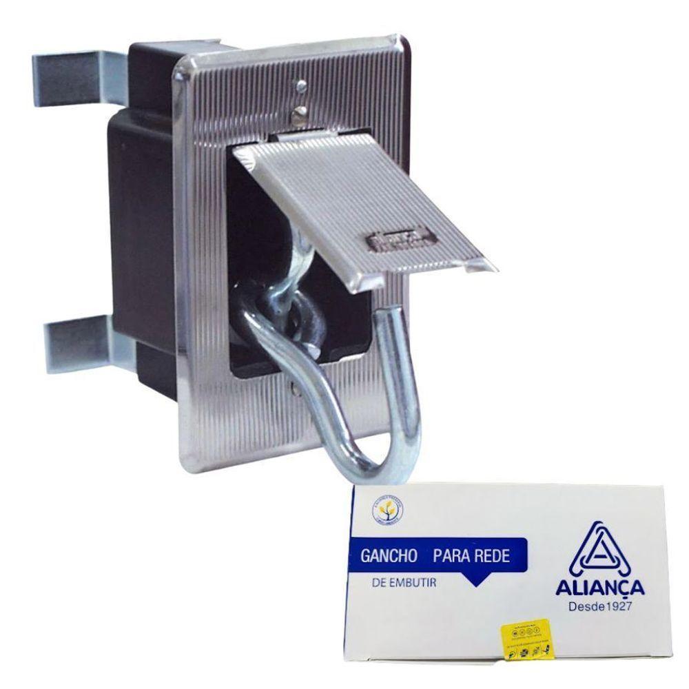Gancho De Embutir Para Rede Aliança 7323 - Polido - 2