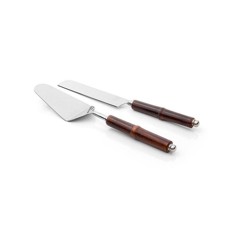 Conjunto De Talheres Copa E Cia Para Bolo 2 Peças Garbo Bamboo - 1