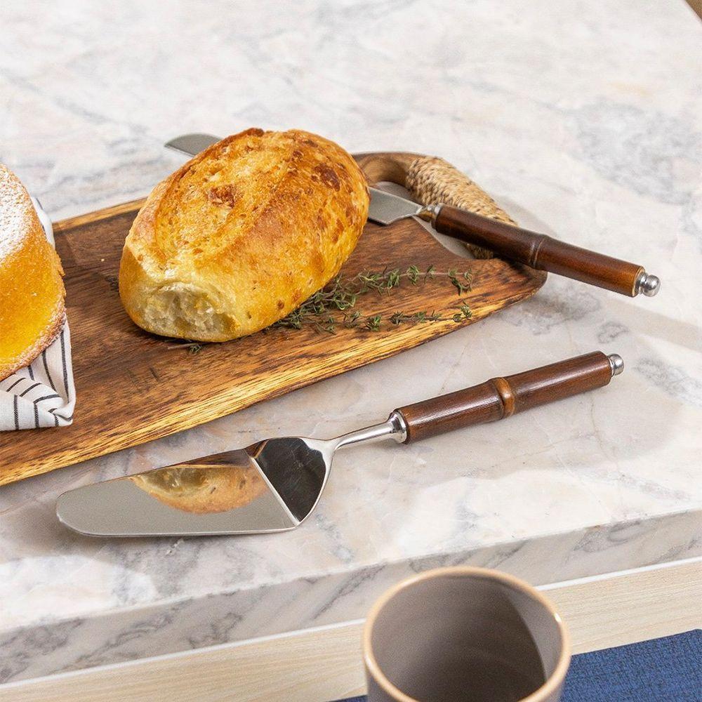 Conjunto De Talheres Copa E Cia Para Bolo 2 Peças Garbo Bamboo - 2