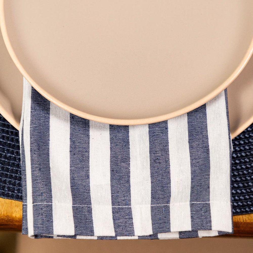 Guardanapo Copa E Cia Avulso Eco Listras Marinho - 2