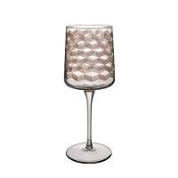 Jogo De Taças Copa E Cia 6 Peças Geo 320ml Em Vidro Fumê - 5