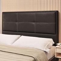 Cabeceira Queen Estofada Tecido Sintético Dobuê Monte Carlo - 1