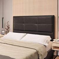 Cabeceira Queen Estofada Tecido Sintético Dobuê Monte Carlo - 3