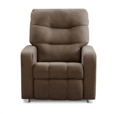 Poltrona Reclinavel Do Papai Maldivas Tecido Suede Chocolate