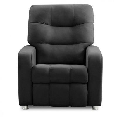 Poltrona Reclinável Do Papai Maldivas Suede Preto Star Confort