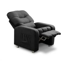 Poltrona Reclinavel Do Papai Maldivas Tecido Suede Preto - 3