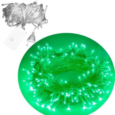 Pisca Varal Decoração Natal 300 Lâmpadas Leds Verde 25m 220v