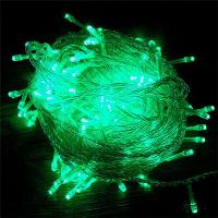 Pisca Varal Decoração Natal 300 Lâmpadas Leds Verde 25m 220v