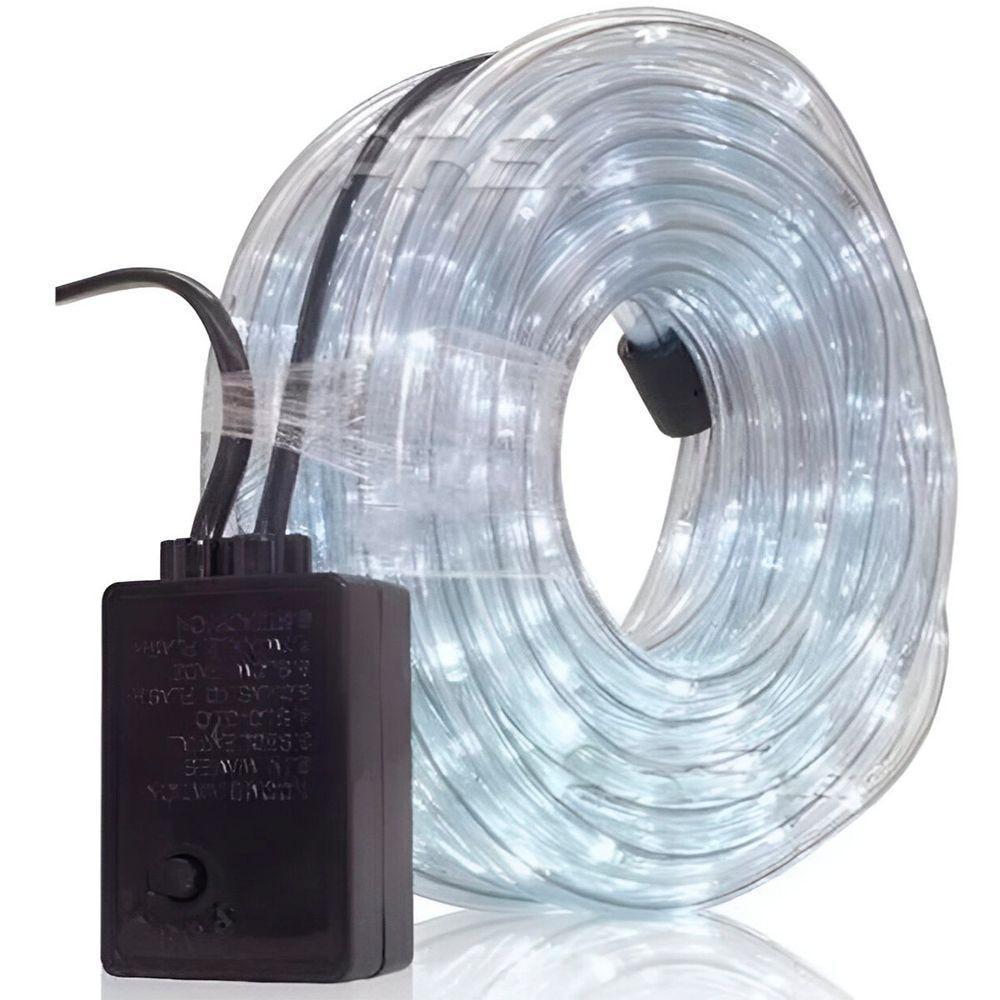 Mangueira Pisca 460 Lâmpadas Leds Branco Natalino 20m 220v - 5