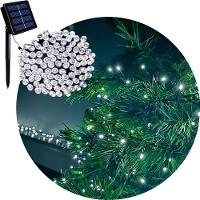 Pisca Cordão Varal Solar Natal 100 Lâmpadas Leds Branco 8m - 1