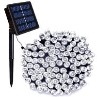 Pisca Cordão Varal Solar Natal 100 Lâmpadas Leds Branco 8m - 5