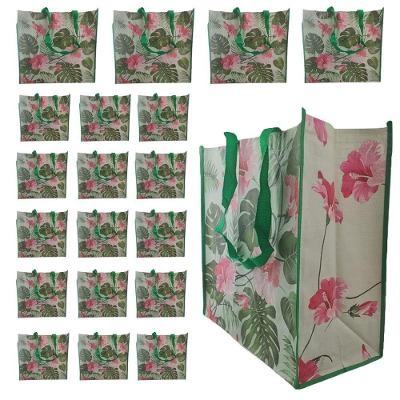 Bolsa Ecologica Ecobag Sacola Ombro 20 Unidades Retornavel Mercado Dobravel Compras Reutilizavel