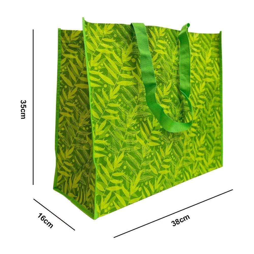 Bolsa Ecobag Ecologica Kit 3 Uni Sacola De Ombro Reutilizavel Dobravel Compras Mercado Retornavel - 2