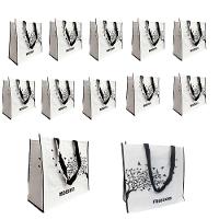 Bolsa Ecobag Ecologica Sacola De Ombro Kit 12 Uni Reutilizavel Retornavel Mercado Compras Ajuda Armazena - 1