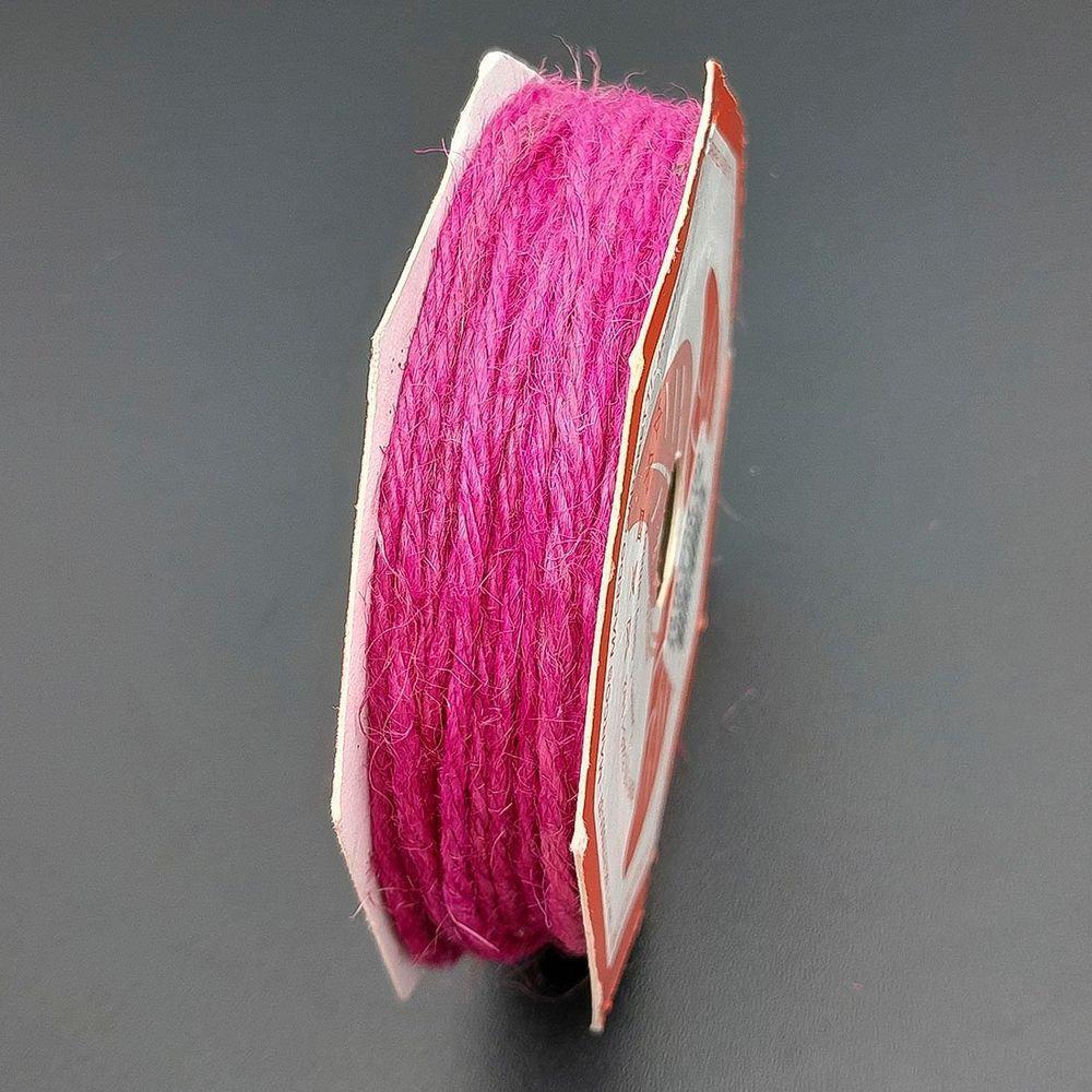 Rolos Fio De Juta Decoração Natal Cordão Rosa 20m Kit 4pçs - 3