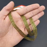 Rolo Fita Juta Verde Gold Decoração Natal 10mm 10m Kit 12pçs - 2