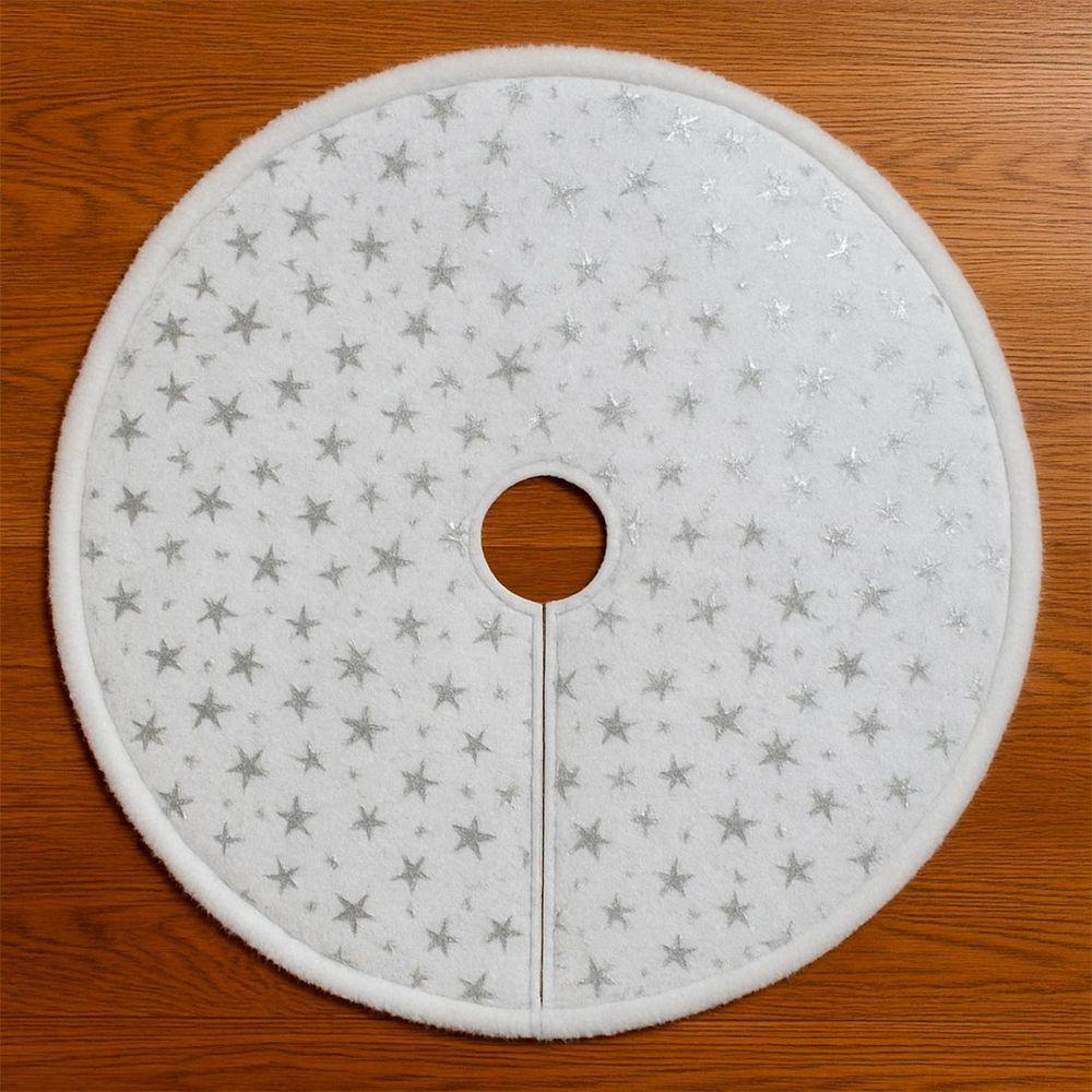 Bota Meia Saia Decoração Estrelinhas árvore Natal Pelúciado - 4