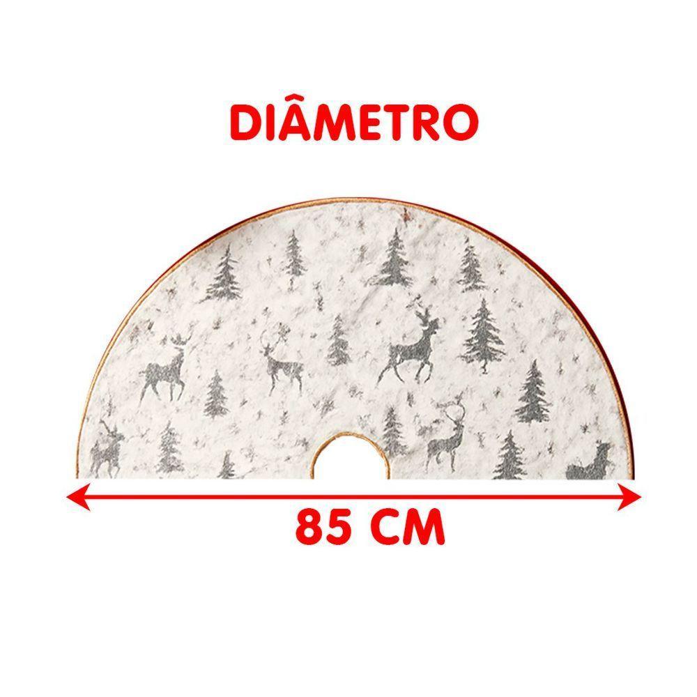 Bota Meia E Saia Decoração Rena Alce árvore Natal Pelúciado - 6