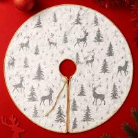 Bota Meia E Saia Decoração Rena Alce árvore Natal Pelúciado