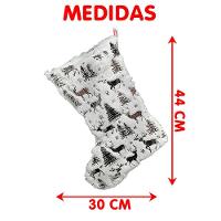 Bota Meia E Saia Decoração Rena Alce árvore Natal Pelúciado - 5