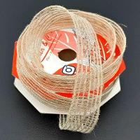 Rolos Fita De Juta Bege Decoração Natalina 10mm 20m Kit 6pçs - 1