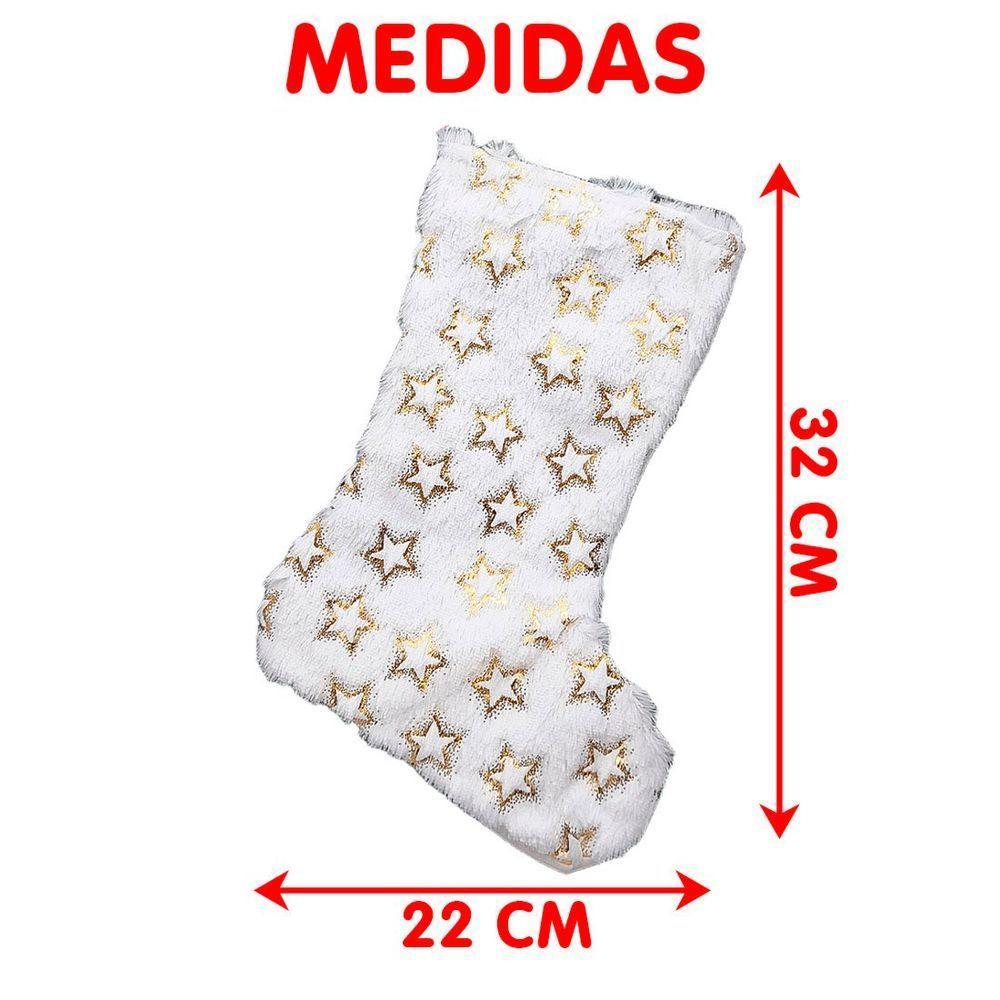 Bota Meia E Saia Enfeite Estrelinhas árvore Natal Pelúciado - 5
