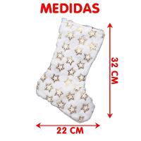 Bota Meia E Saia Enfeite Estrelinhas árvore Natal Pelúciado - 5