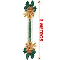 Escapulário Enfeite Natalino Para Porta Laço Flor Arranjo 2m - 4